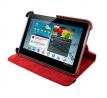 Pouzdro na tablet 7" Samsung Galaxy Tab 2, se stojanem, otočné, červené, 4World