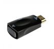 Redukce HDMI&nbsp;A(M) - VGA D-Sub&nbsp;(F) a audio, Cablexpert, černá