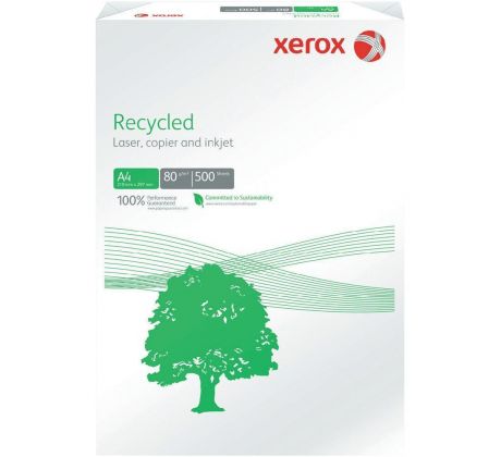 Papír kancelářský A4 Xerox Recycled, 80g, 500&nbsp;listů, bílý