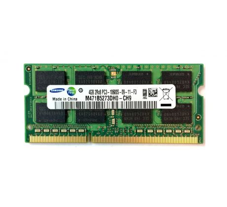Paměť SO-DIMM DDR3 4GB 1333MHz PC3-10600 CL9 1,5V Samsung