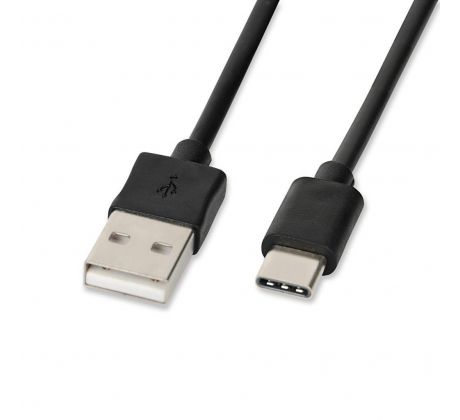 Kabel USB&nbsp;2.0&nbsp;A(M) - USB-C 1m, iBOX Quick Charge, černý