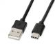 Kabel USB&nbsp;2.0&nbsp;A(M) - USB-C 1m, iBOX Quick Charge, černý