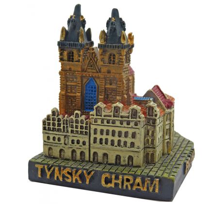 Miniatura Praha – Kostel Matky Boží před Týnem, polyresin, 3D model