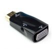 Redukce HDMI&nbsp;A(M) - VGA D-Sub&nbsp;(F) a audio, Cablexpert, černá