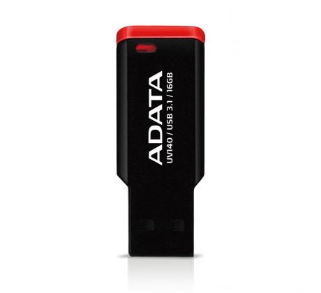 Flash disk 16GB USB&nbsp;3.1 ADATA DashDrive UV140, černo-červený