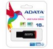 Flash disk 16GB USB&nbsp;3.1 ADATA DashDrive UV140, černo-červený