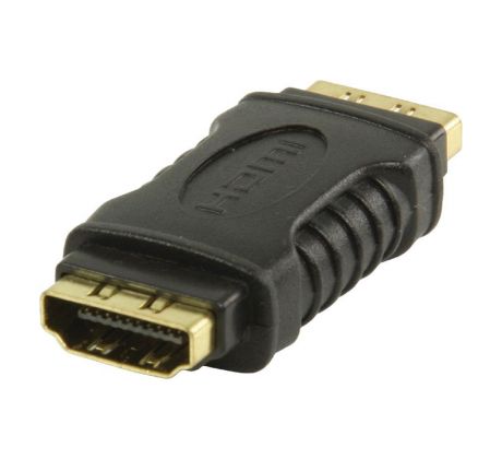 Spojka HDMI&nbsp;A(F) - HDMI&nbsp;A(F), High Speed + Ethernet, Valueline, černá