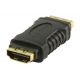 Spojka HDMI&nbsp;A(F) - HDMI&nbsp;A(F), High Speed + Ethernet, Valueline, černá