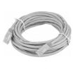 Kabel síťový patch UTP Cat&nbsp;5e, 10m, 2x&nbsp;RJ45, 4World, šedý