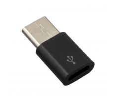 Redukce microUSB&nbsp;B(F) - USB-C&nbsp;(M), Esperanza, černá