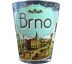 Skleněný panák (štamprle) Brno – retro Brno