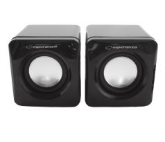 Reproduktory Esperanza Leggiero, 2x&nbsp;3W&nbsp;RMS, USB, černé