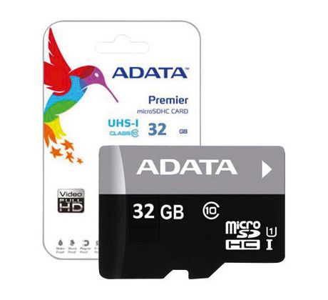 Paměťová karta 32GB microSDHC, ADATA, class&nbsp;10, UHS-I