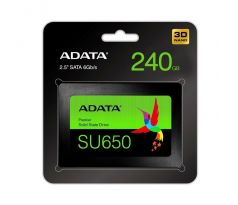 Disk SSD 240GB 2,5" SATA&nbsp;III ADATA Ultimate SU650, 3D&nbsp;NAND, SLC, 7mm