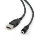 Kabel USB&nbsp;2.0&nbsp;A(M) - miniUSB&nbsp;B(M)&nbsp;1,8m, Cablexpert, černý