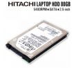 Harddisk 80GB 2,5" SATA Hitachi Travelstar 5400ot. 8MB&nbsp;cache
