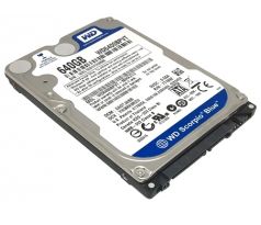 Harddisk 640GB 2,5" SATA WD Scorpio Blue 5400ot. 8MB cache