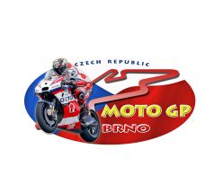 Samolepka Brno – MotoGP Brno, Czech&nbsp;Republic