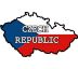 Samolepka ČR – mapa ČR s&nbsp;vlajkou Českés&nbsp;republiky