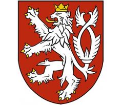 Samolepka ČR – malý státní znak České republiky, český lev