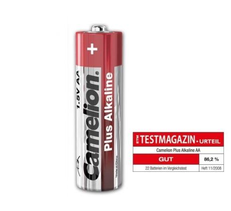 Baterie tužková 1,5V AA LR6 Zn-MnO2 Camelion Plus Alkaline