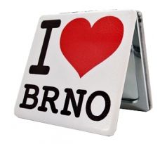 Zrcátko&nbsp;Brno - I&nbsp;love Brno, srdce, otevírací