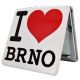 Zrcátko&nbsp;Brno - I&nbsp;love Brno, srdce, otevírací