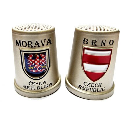 Náprstek Brno - znak města Brna a&nbsp;Moravy, barevný