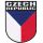 Nášivka ČR – vlajka České&nbsp;republiky, nápis Czech&nbsp;Republic, svislá
