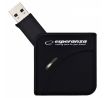 Čtečka karet, externí USB&nbsp;2.0, univerzální, Esperanza, černá