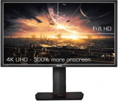 Herní monitor LED 28" ASUS Gaming MG28U 4K 3840x2160, 1ms, repro, HDMI&nbsp;2.0, DP, USB&nbsp;3.0, Pivot, černý