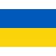 Samolepka Ukrajina – vlajka Ukrajiny, ukrajinská vlajka